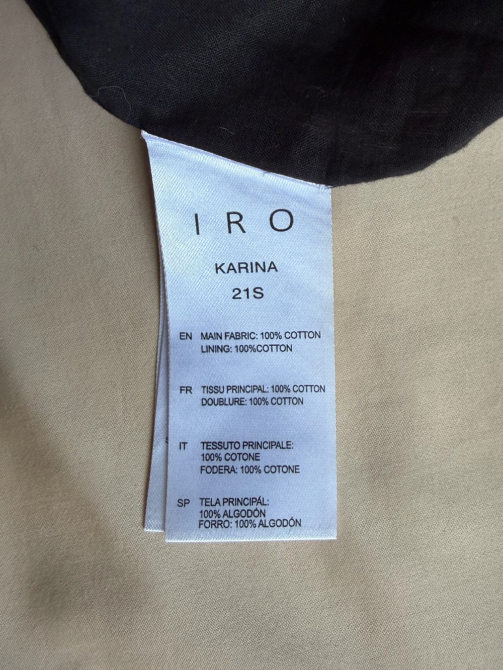 IRO Karina Mini Skirt Abstract Print Shirred Vacation Going Out - Picture 7 of 10